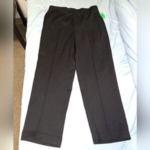 Jos.A.Bank men's dress slacks in a gray pinstripe. They're a size 32x29.